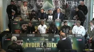 BEEF! TED CHEESEMAN & ASINIA BYFIELD GO AT IT - STAND UP & TRADE WORDS AT PRESS CONFERENCE