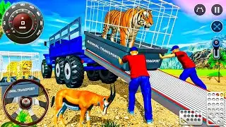 Animal Cargo Truck Driving Game 3D - Animal Transport Cargo Truck 2024 - Android Gameplay