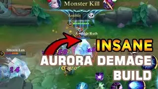AURORA BEST DAMAGE BUILD - Mobile Legends Gameplay