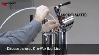 A-System - How to replace the FlexiDraft™ One-Way Beer Line