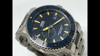 Oris Aquis Small Second Date Maldives Limited Edition Titanium ( 643.7654.7185)