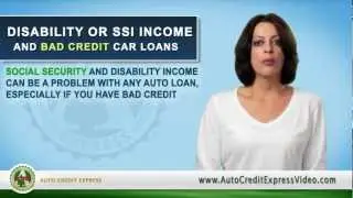 Applying for an Auto Loan with Disability or Social Security income