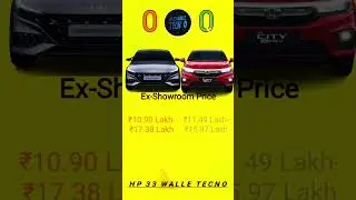 Hyundai verna 2023 vs honda city Comparison Full video #comparison #ytshorts #shortfeed