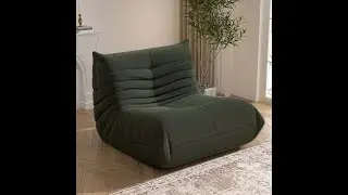 Fireside Bean Bag Sofa Large Bean Bag Chair for Adults & Teens, High Density Comfortable Foam
