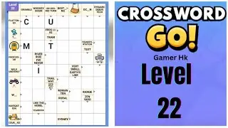 Crossword Go level 22 Walkthrough Solution 