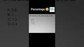 Easy % 😉 #maths #percentage #shorts #viralvideo #trending #hsmaths