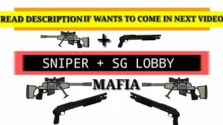 SNIPER AND SHORT GUN LOBBY BY MAFIA PRO(TODAY MATCH)|Mini Militia By Mafia|