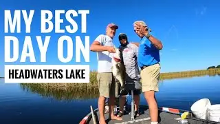 My biggest 5 fish stringer ever at Headwaters lake