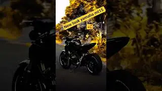 yamaha mt15 new look modified bike black short. #yamaha #mt15modified #mt15 #mt15black #mtb #shorts