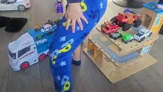 Creative Toy Car Garage Playtime &ndash; Monster Trucks and Toy Cars Fun! #toycar #kidstoys