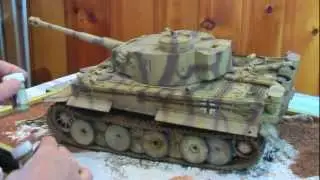 Painting and Detailing a 1/16th Scale Tiger 1