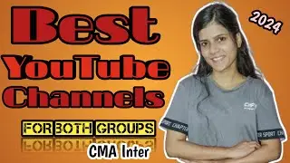 BEST YouTube Channels for CMA Inter 📚| Free Lectures| Trapti talks
