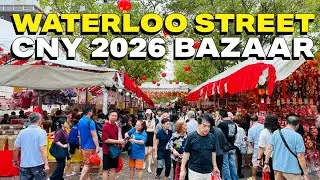🎉 Singapore Chinese New Year 2026 🇸🇬🧧 | Waterloo Street CNY Bazaar | Bugis Street Shopping Paradise