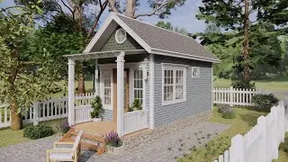3x6m (190sqft) only - Gorgeous Beautiful Cottage House | Exploring Tiny House