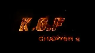 KGF Intro Title Making || This Video Easy to Create In Kinemaster Apk