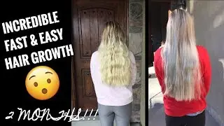 ❤️ AMAZING HAIR GROWTH RESULTS USING CASTOR OIL || 2 MONTHS FAST & EASY ❤️