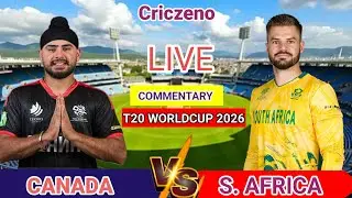 Live : S.AFRICA VS CANADA Live Match Today |T20 World cup| Live Cricket Scores Commentiry