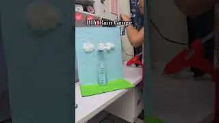 DIY Rain Gauge #schoolproject  #diyraingauge