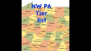 Northwest PA Cities Tier list