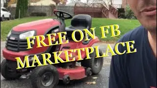 Free riding mower. No start. No spark.
