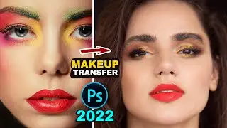How to Makeup Transfer to Other Photo in Photoshop 2022