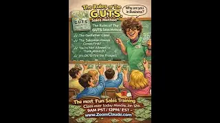 The Rules of Live GUTS Selling