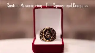 Custom Masonic ring - The Square and Compass review