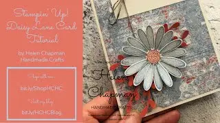 Stampin&rsquo; Up! Daisy Lane Card Tutorial by Helen Chapman Handmade Crafts