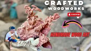 handmade wood art |  amazing crafted woodworks skill | Crafted Woodworks ideas | Wood Crafts