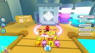 BEST FUSING METHOD FOR GOLDEN STEAMPUNK PETS!! PET SIMULATOR X!!