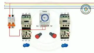 Twin timer Connection circuit || @electricalworkshopbd