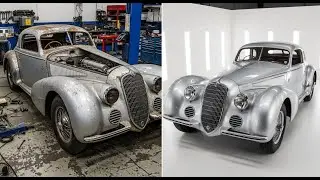 ASMR Car Restoration | Full Rebuild of a 1938 Alfa Romeo 8C 2900B