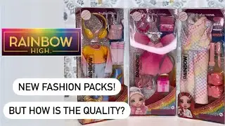 New Rainbow High Fashion Packs unboxing and review!