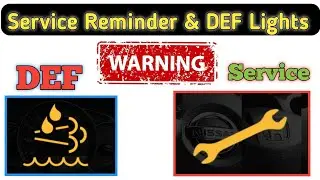 Service Reminder Light And DEF  (Diesel Exhaust Fluid) Warning Lights Explain #defi #service 