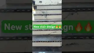 New stairs design for home🥰🥰.  #premiumtiles #tiles #construction #homedecor #interiordesign