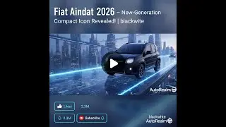 &ldquo;Fiat Grande Panda 2026 &ndash; New-Generation Compact Icon Revealed! | blackwhite   AutoRealm&rdquo;