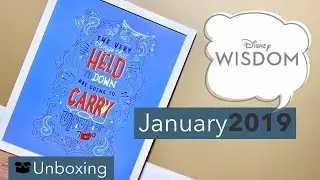 Unboxing: ShopDisney Wisdom Collection January 2019 - Disney Merch - EricRovtar.com