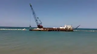 Beach Defence Reef Building @ Polis Beach ,Cyprus March 2019