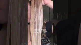 &ldquo;Don&rsquo;t brush curly hair wet&rdquo;
