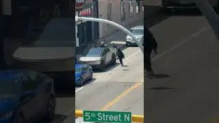 YouTube group Cboys TV films Tesla vandalism prank in downtown Fargo