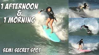 Surfing semi secret spot Mount Maunganui Aotearoa aka NEW ZEALAND