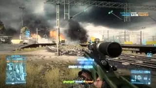 [BF3] 357m pilot snipe! (Best sniper shot ever!)
