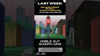Gundam Wing E38 Glass #anime #action #retro #nostalgia #shorts #scifi #robot #toonami