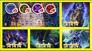 Magic Chess Astro 6 Assassin4 Abyss3 MM3 (Erithel + Matis + Argus + Hercard +Miya +Karina 3 Star)