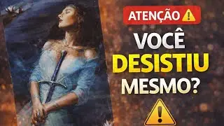 Alguém acreditando que você desistiu ... 😱