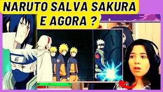 @Brenda Mizuki React Naruto Salva Sakura de Sasuke Continuação