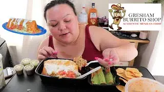 Wet Burrito & Taquitos Mukbang | The Burrito Shop