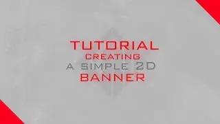 Photoshop Tutorial: How to Make a 2D Clean Banner Layout