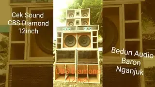 Tes Bok CBS Diamond 12inch...Low sub nya mantapppp...