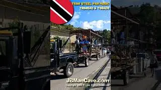 TRINI STEEL PAN MUSIC in Trinidad and Tobago JBManCave.com #Shorts